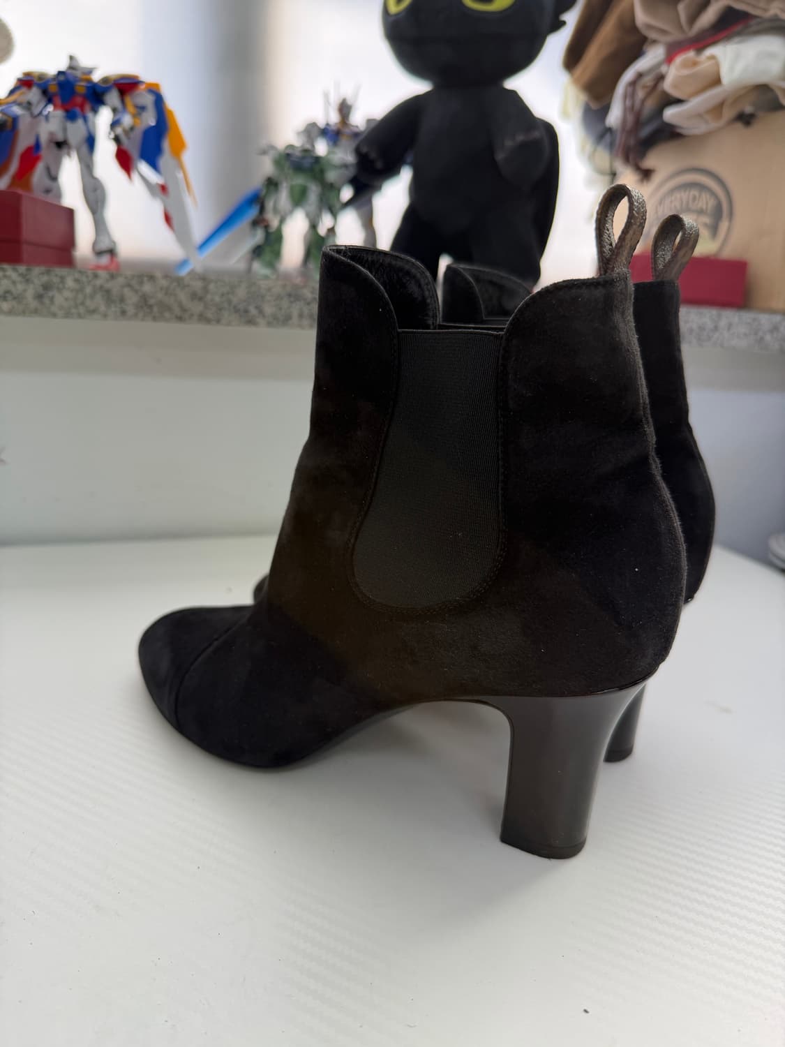 정품) 루이비통 여성 스웨이드 블랙 첼시 부츠 38 상품이미지6