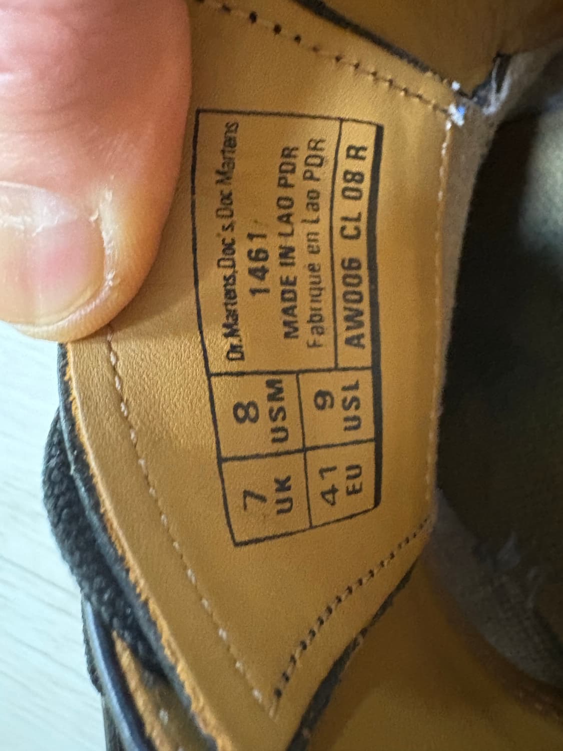 닥터마틴 1461 3홀 스무스 260 상품이미지7