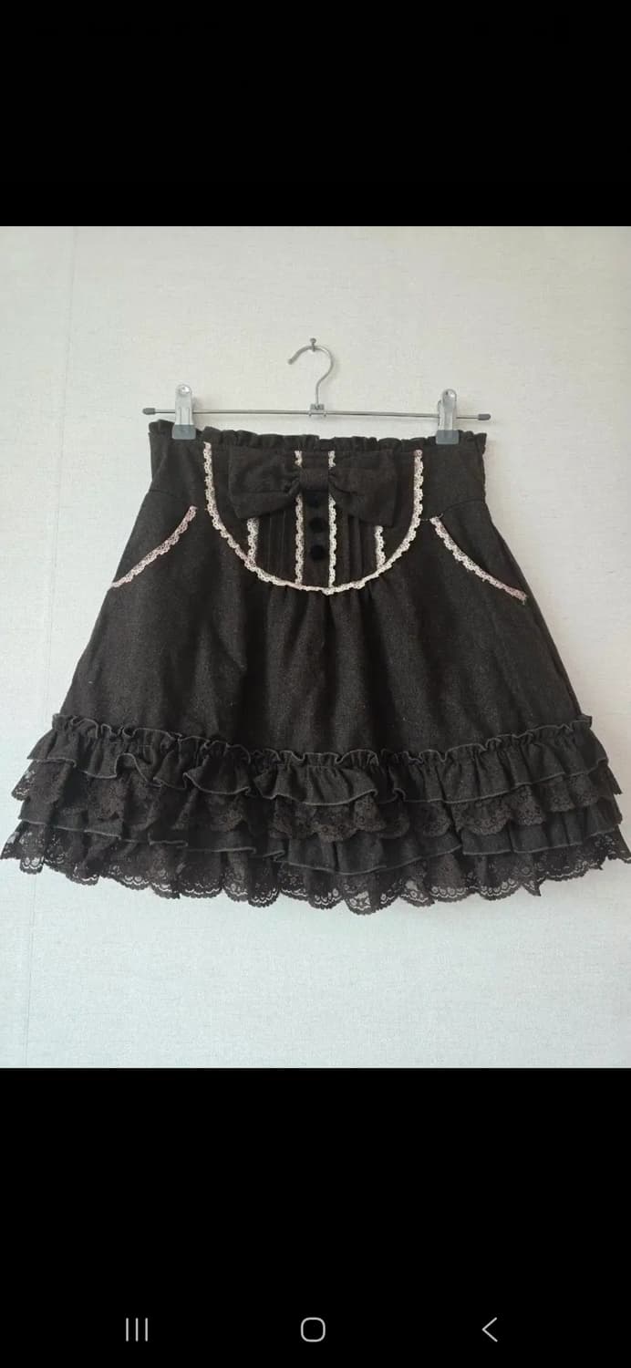 Tralala 트랄라라 초코 스커트 상품이미지1