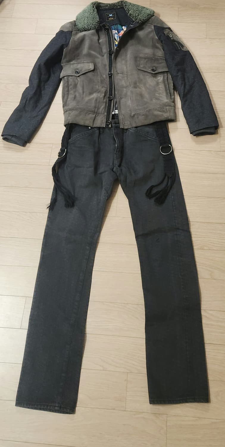 킨로크 송아지 스웨이드 무스탕 상품이미지6