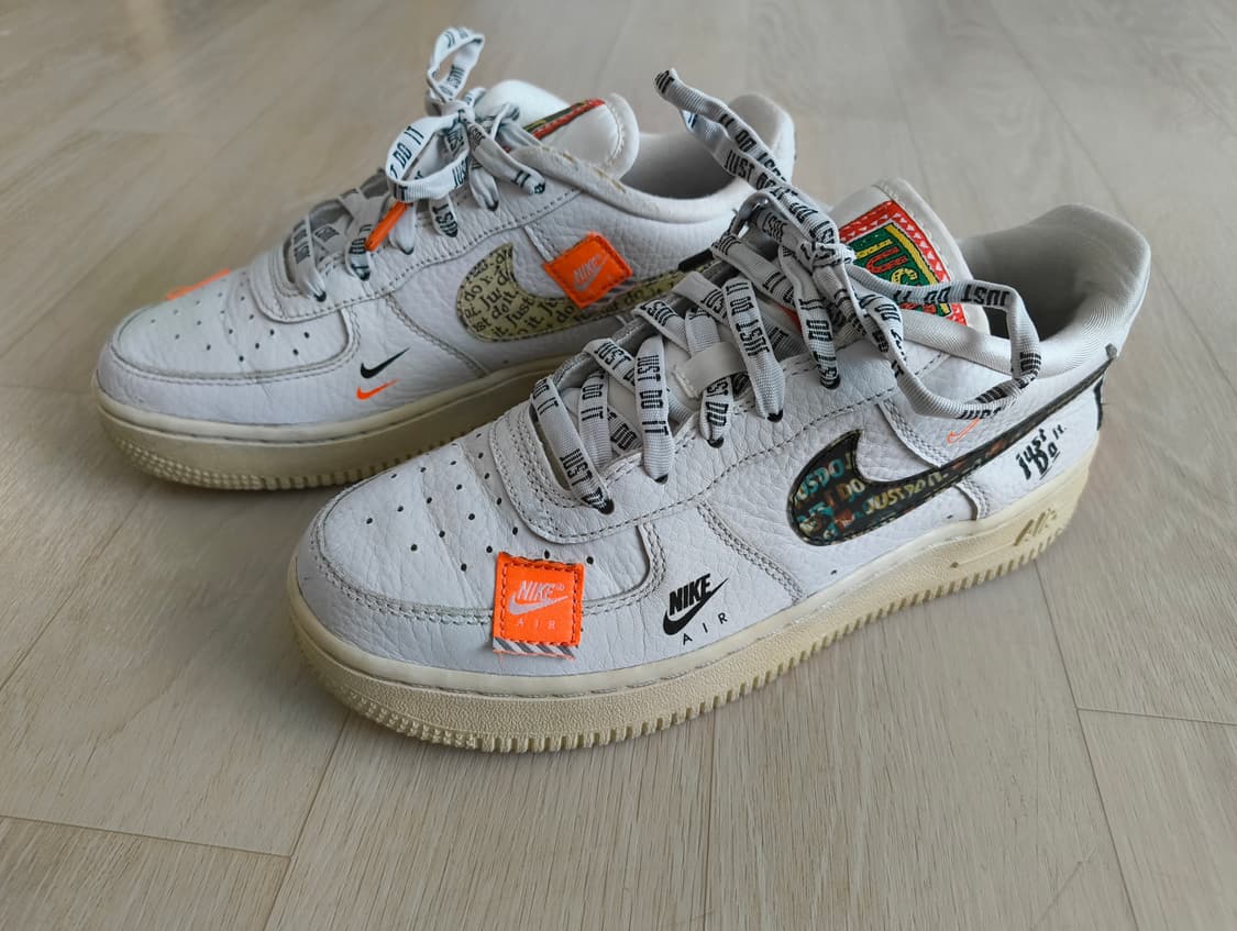 나이키 에어포스 1 로우 저스트두잇 팩 화이트 상품이미지2