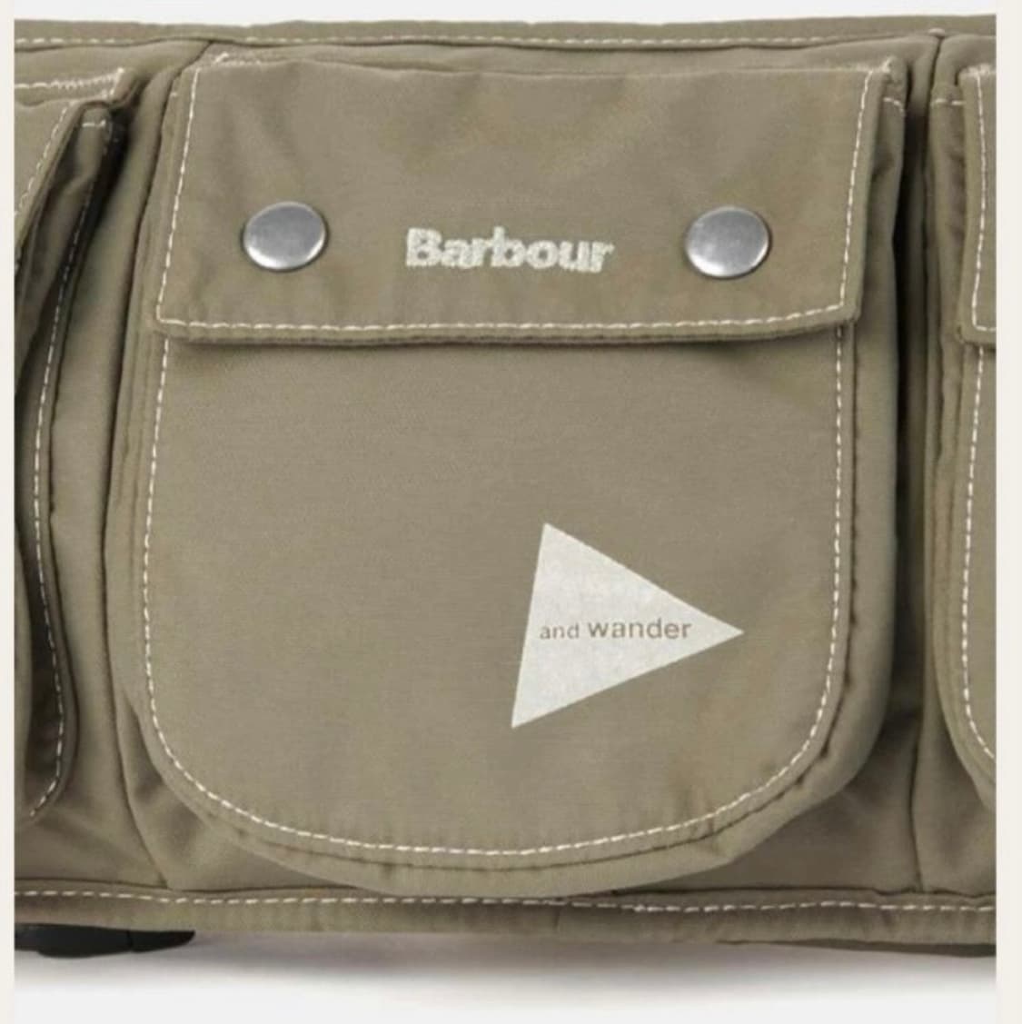 Barbour 바버 x 앤드원더 벨트백 상품이미지4