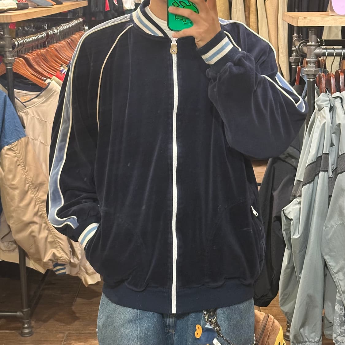 [IM] 코맨 후리스 네이비 상품이미지1