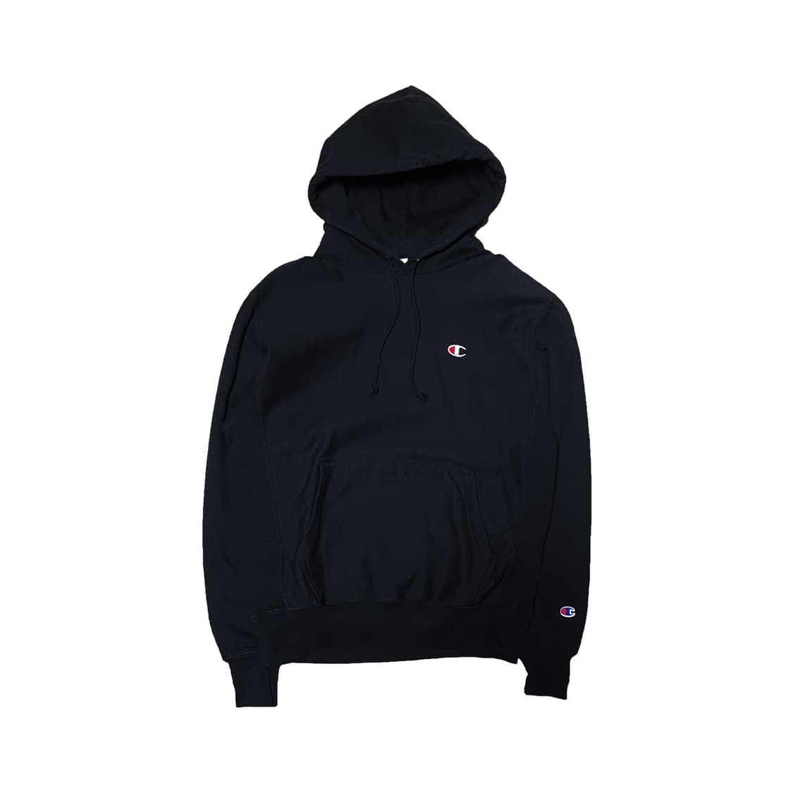 챔피온 리버스위브 C로고 블루택 기모 후드티 상품이미지1