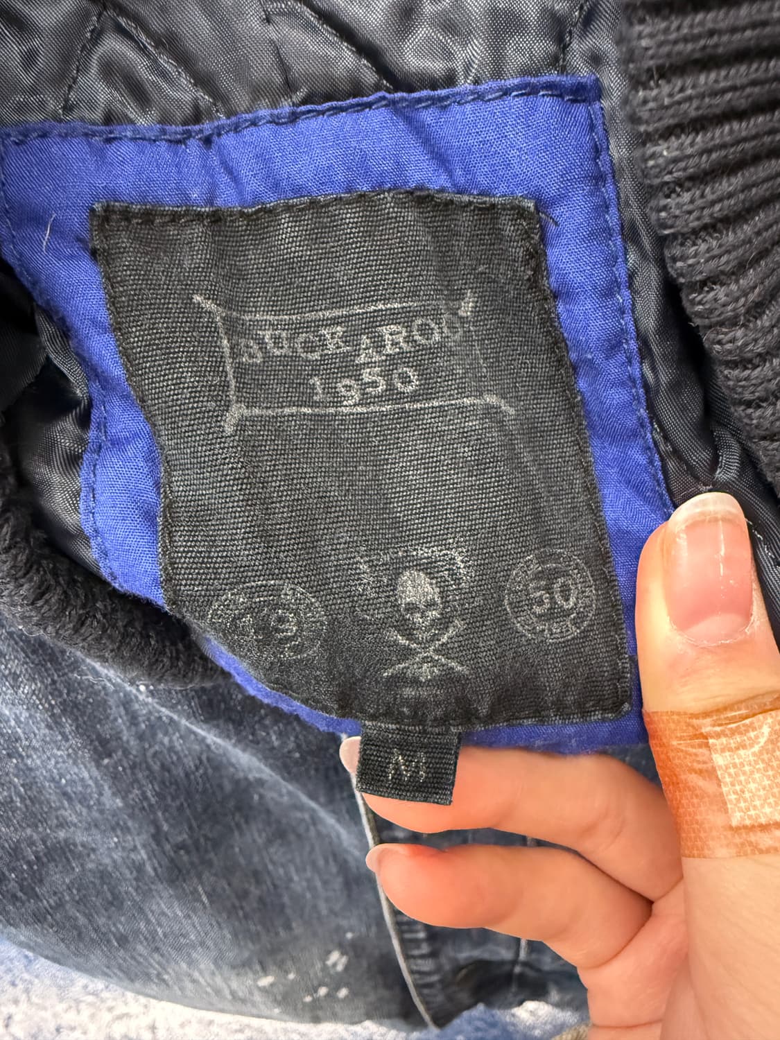 Buckaroo 버커루 스컬 데님 봄버 자켓 상품이미지7