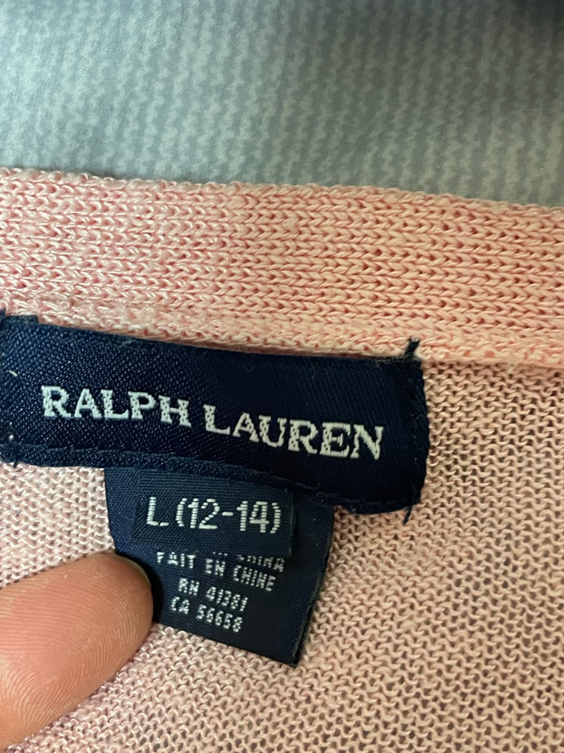 폴로 랄프로렌 딸기우유 가디건 상품이미지1