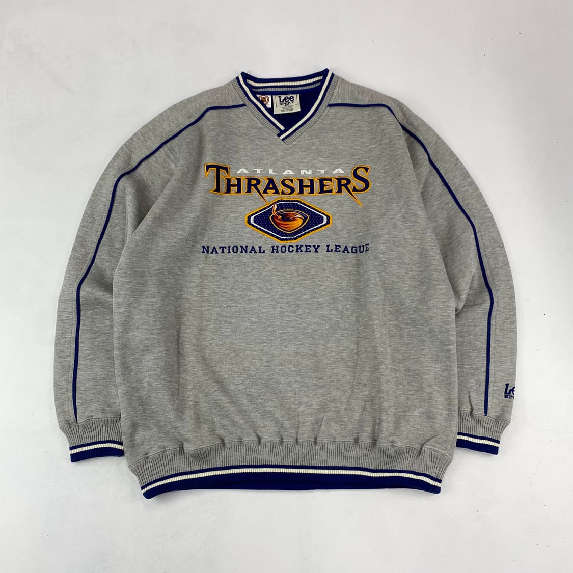 90s Lee NHL 애틀란타 스래셔스 빅로고 스웻 맨투맨 (100)   상품이미지2