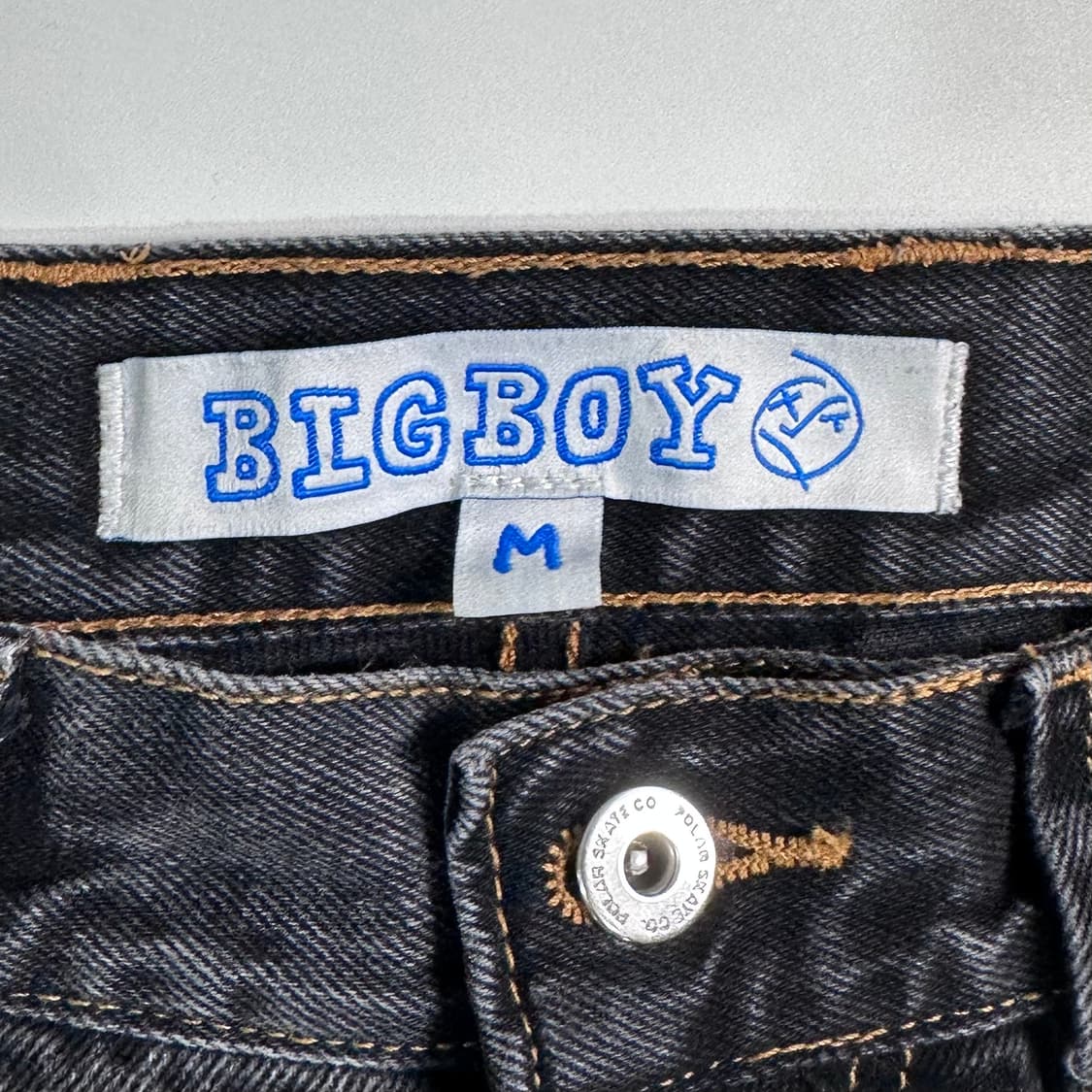 폴라 스케이트 빅보이 흑청 와이드 팬츠 상품이미지7