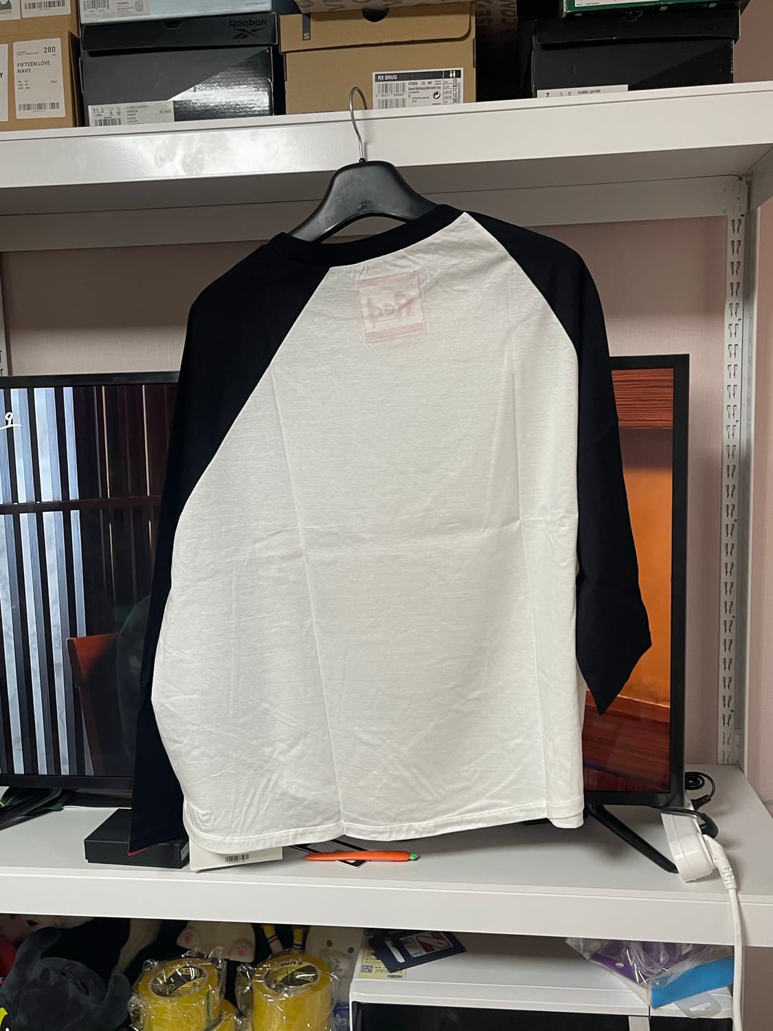 후미토간류 비대칭 레글런 티셔츠 상품이미지2