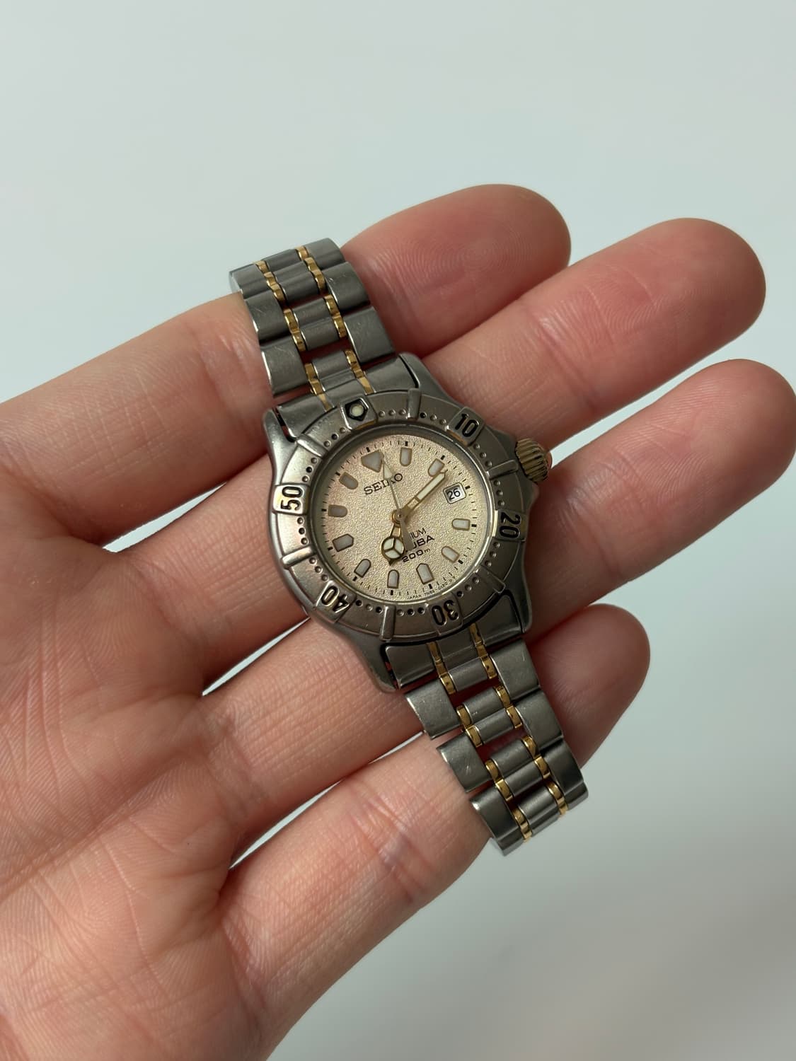 1990s Scuba Titanium Ladies Diver Quartz 상품이미지2