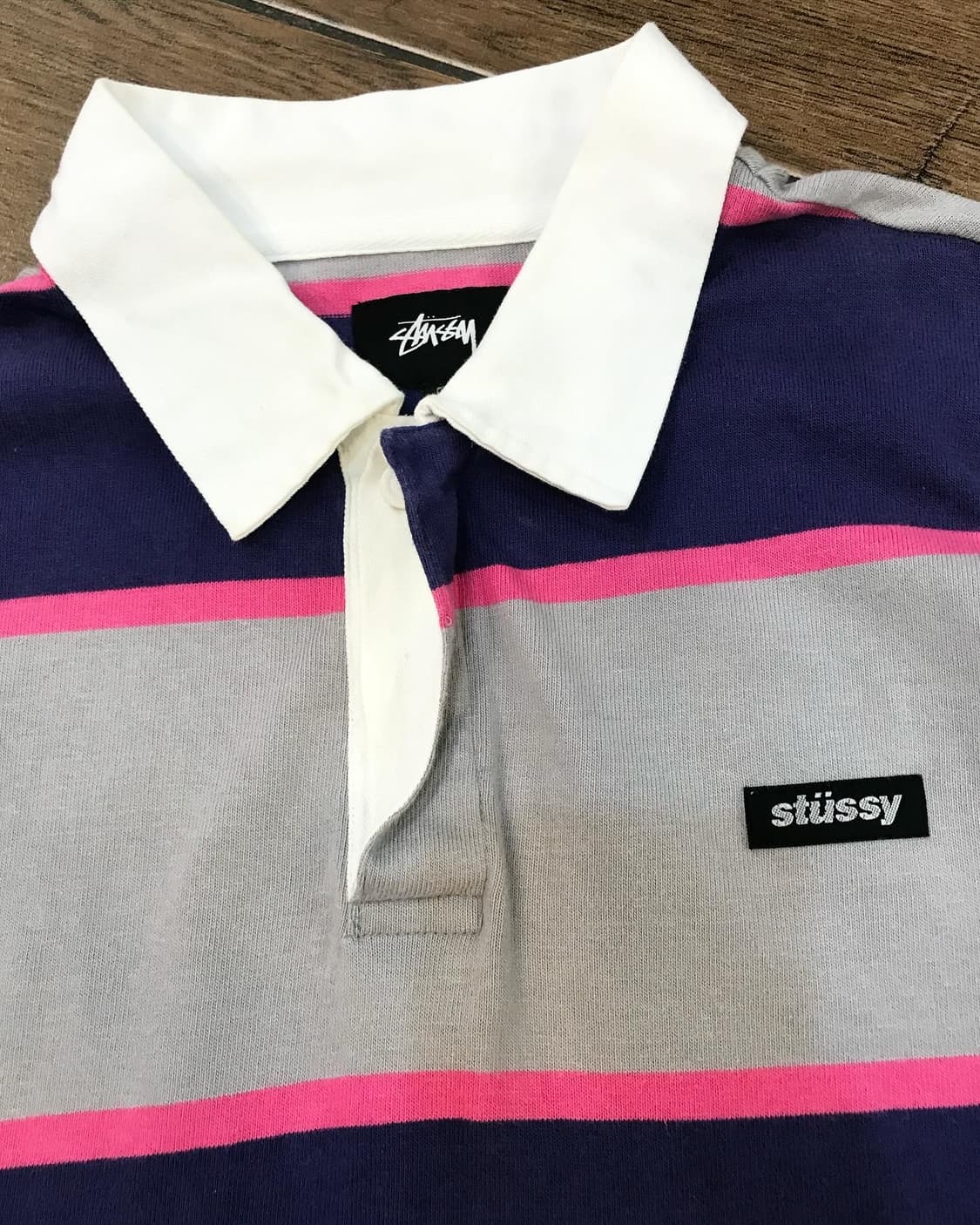 Stussy Stripe Pattern Rugby T-shirt  상품이미지7