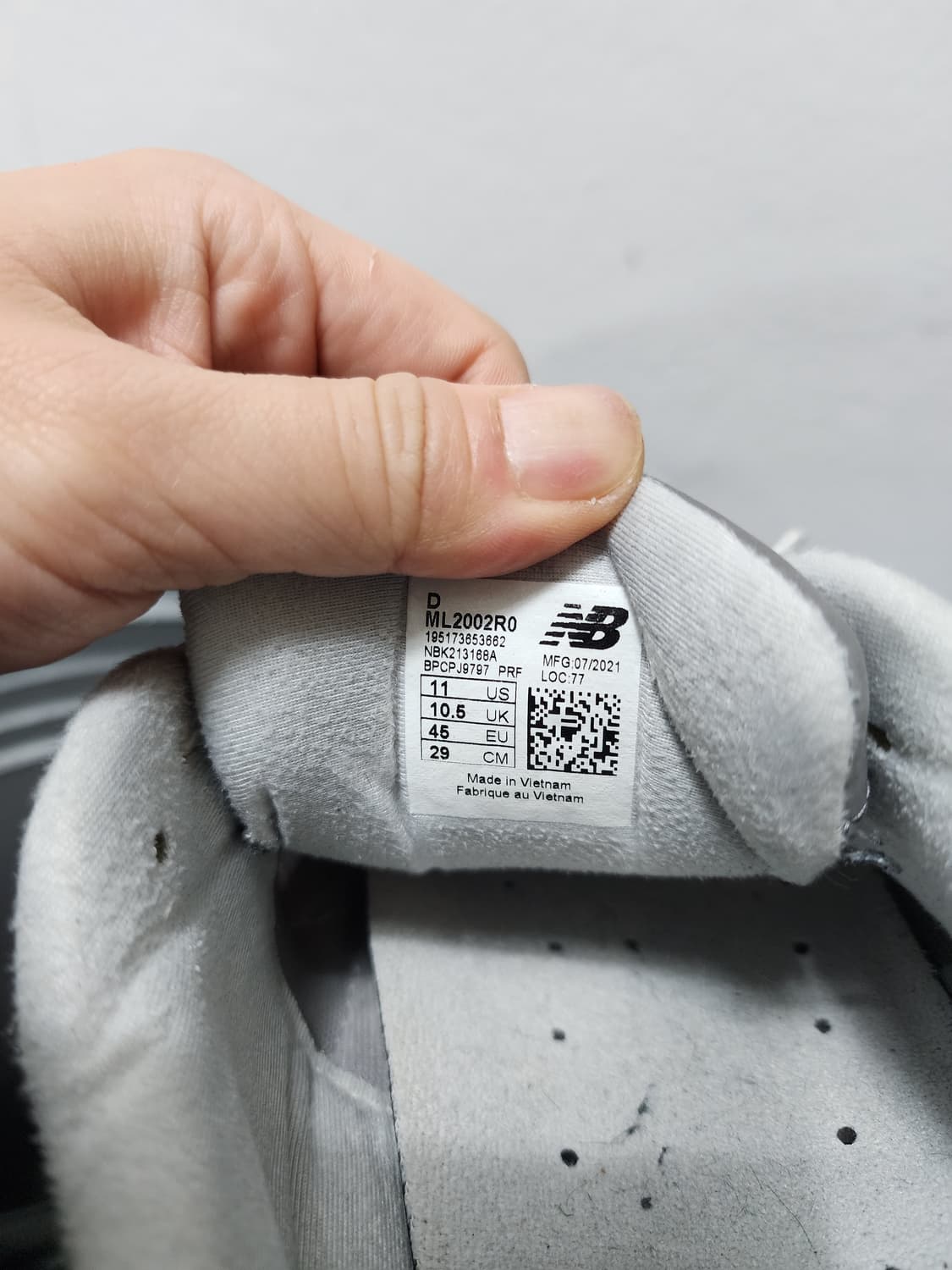 뉴발란스 2002R 그레이 운동화 상품이미지7