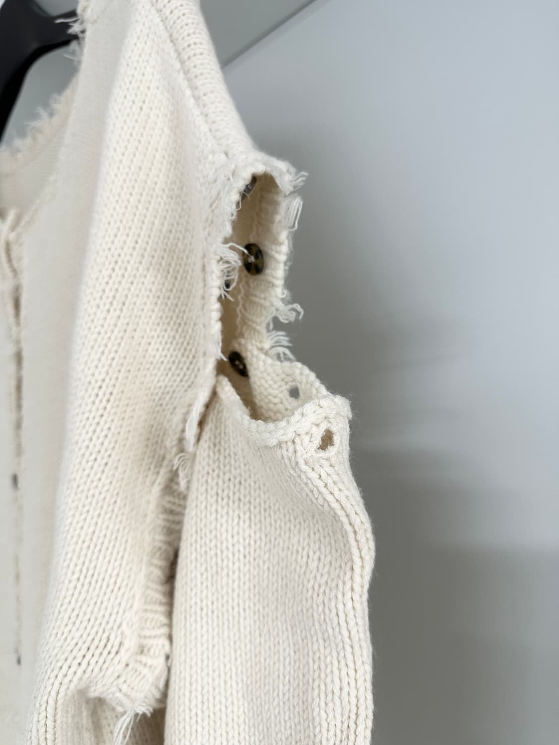 [일본구매] 여성 컷아웃 니트 가디건 상품이미지5