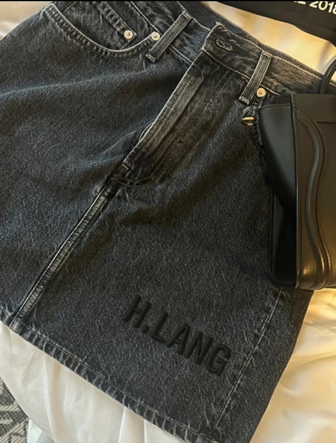 헬무트랭 데님 미니스커트 상품이미지1