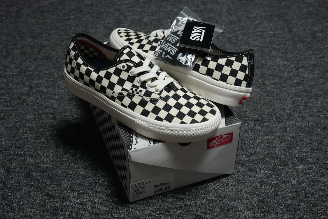 (270) 반스 스케이트 어센틱 블랙 체커보드 상품이미지4