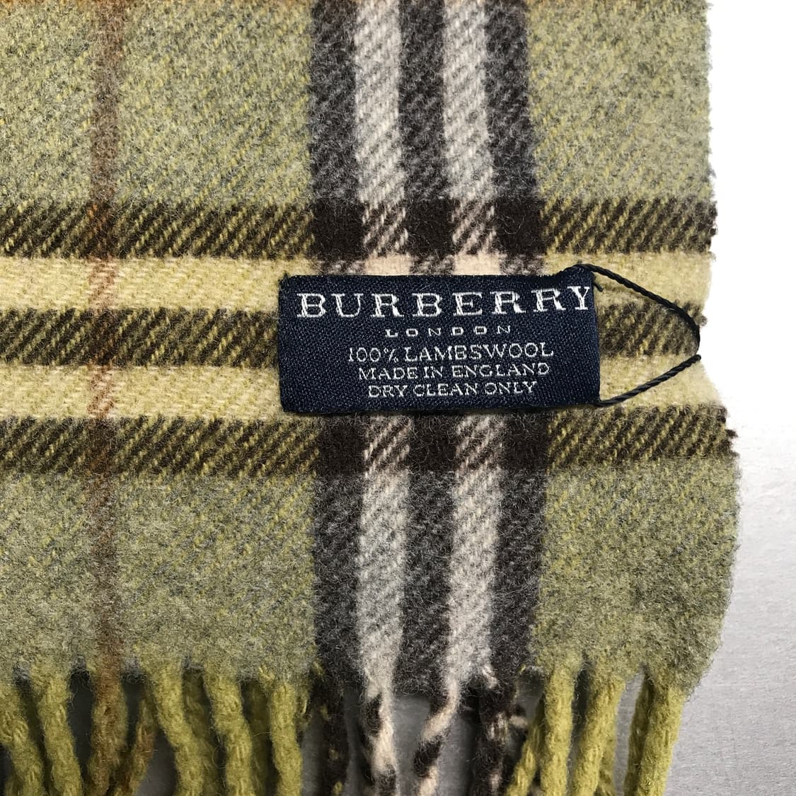 버버리 정품 램스울 머플러 카키 상품이미지4