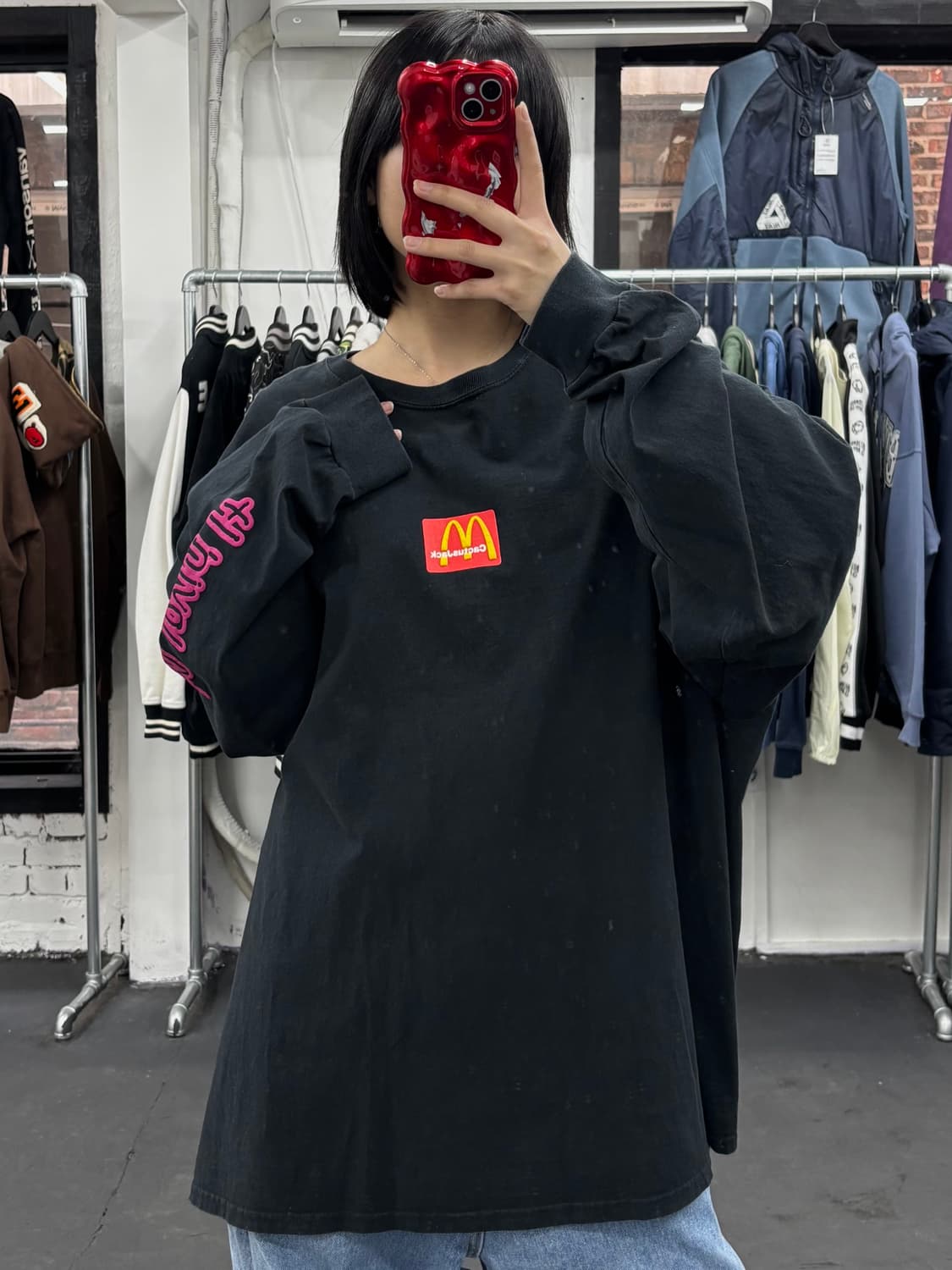 트래비스 스캇 맥도날드 롱슬리브 상품이미지1