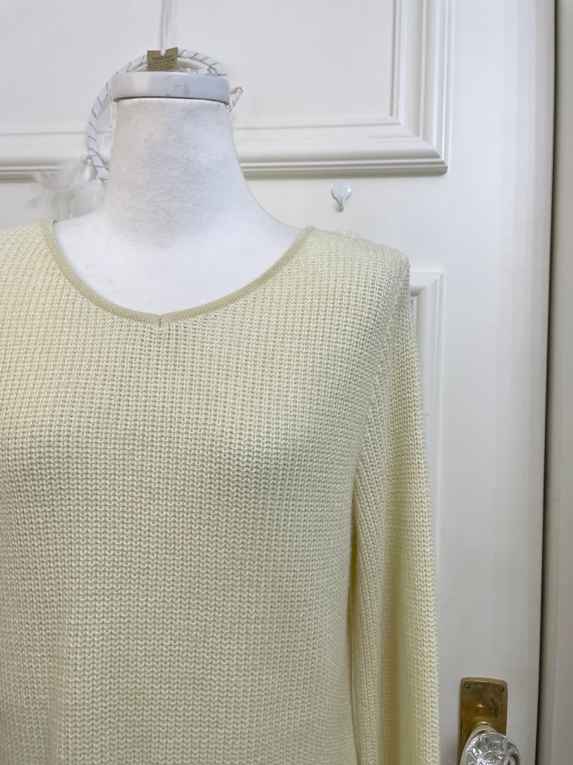 sheer lemon basic loose sweater(size-11) 상품이미지6