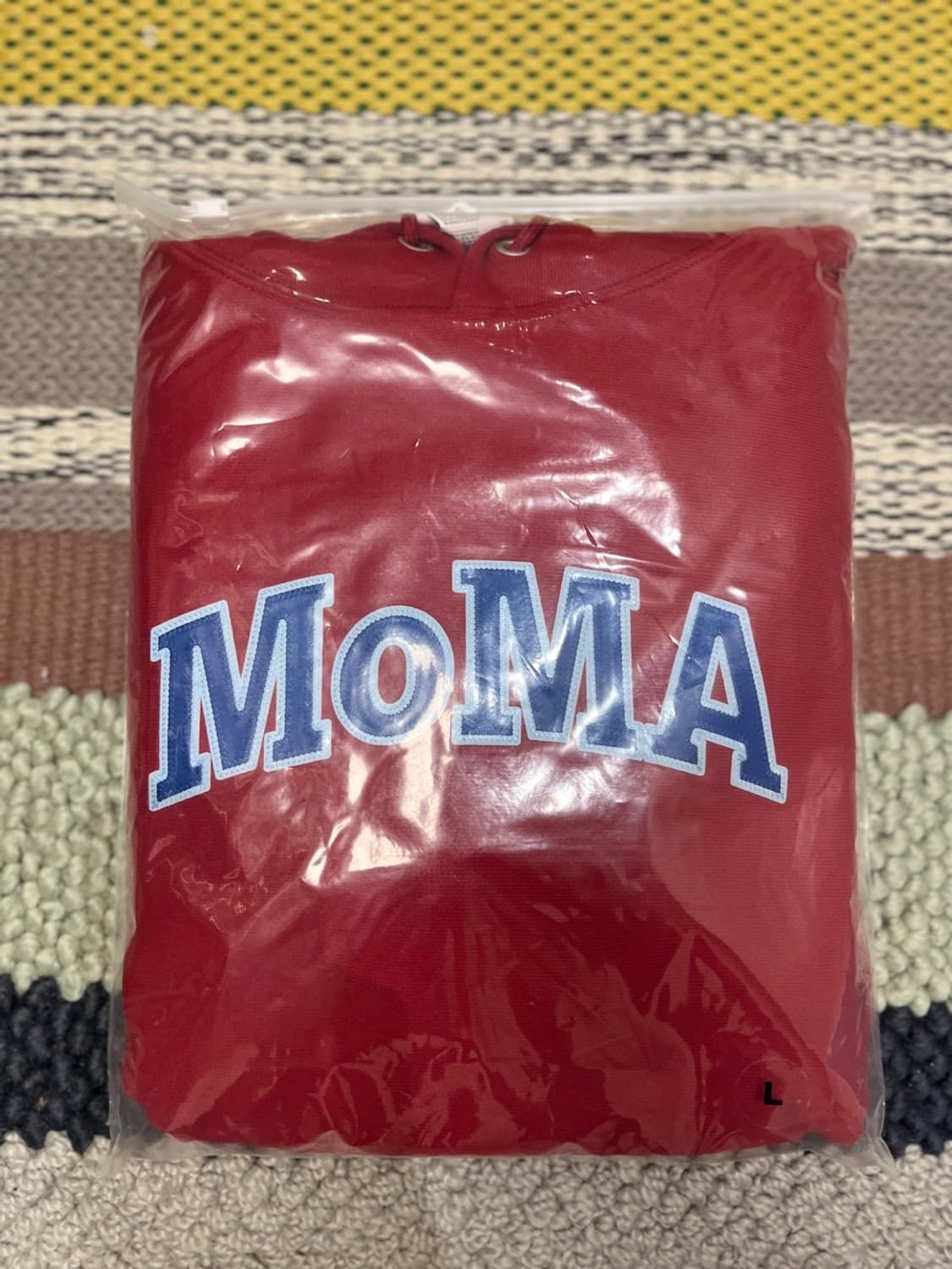MOMA 레드 자수 후디 L 새상품 상품이미지4