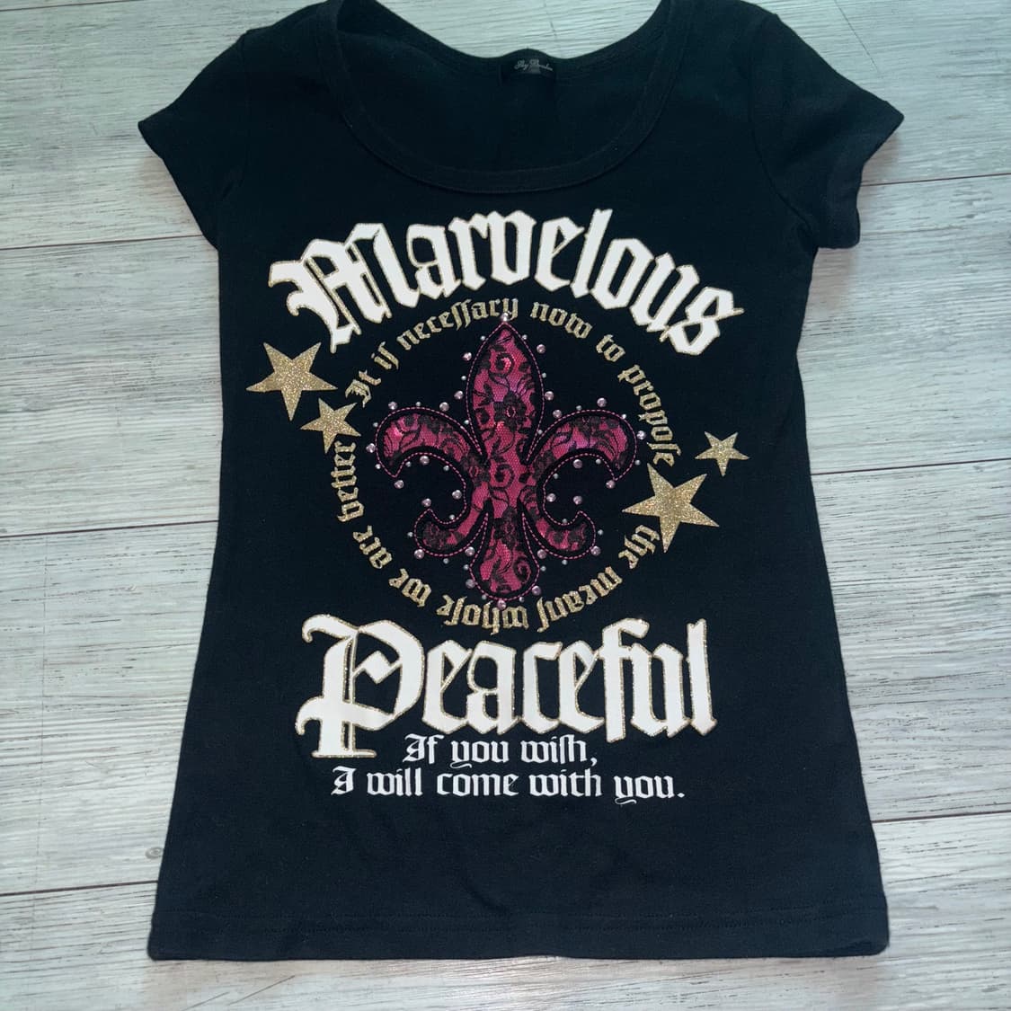 빈티지 vintage 펑크 punk 딱붙 블랙 반팔 상품이미지1