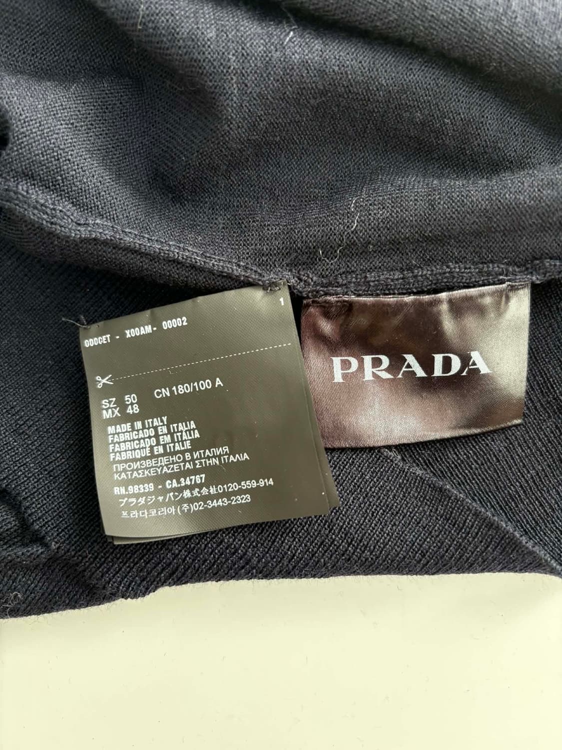 [L] 프라다 버진울 크루넥 니트 상품이미지4