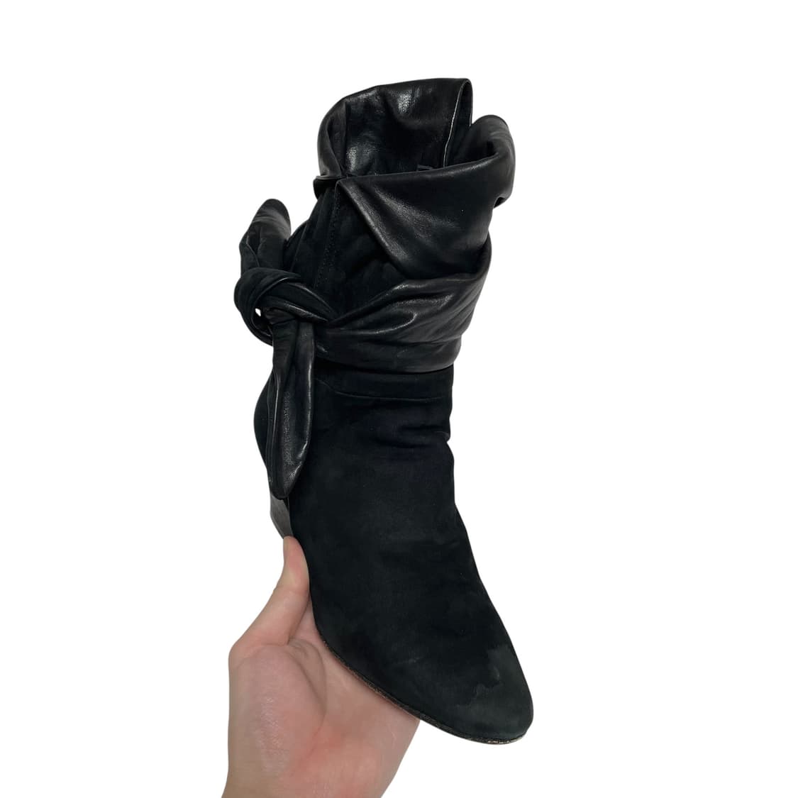 미하라 야스히로 드레이프 랩 부츠 상품이미지7