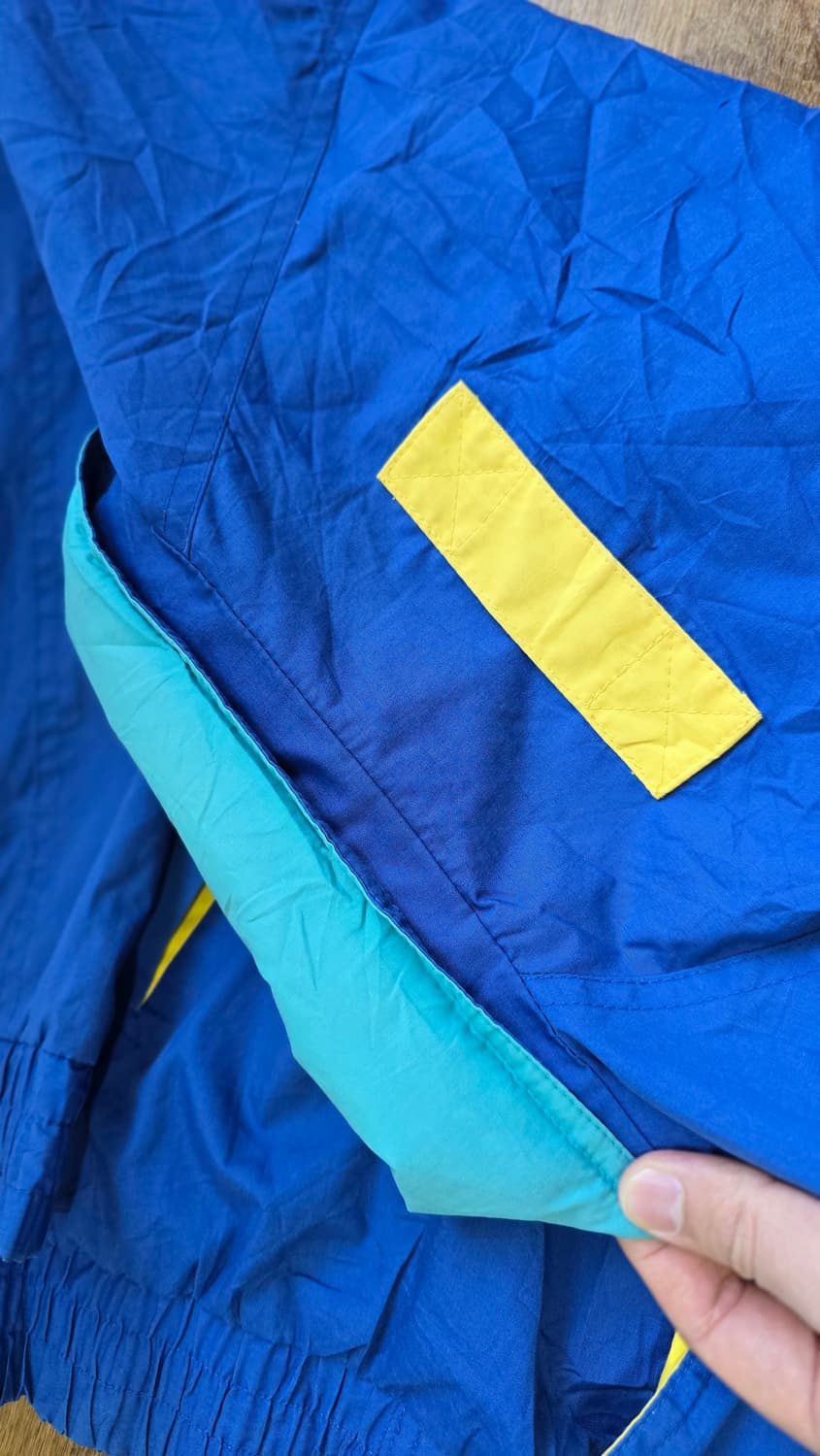 빈티지 블루종 자켓 바람막이 윈드브레이커 M ~L 상품이미지7