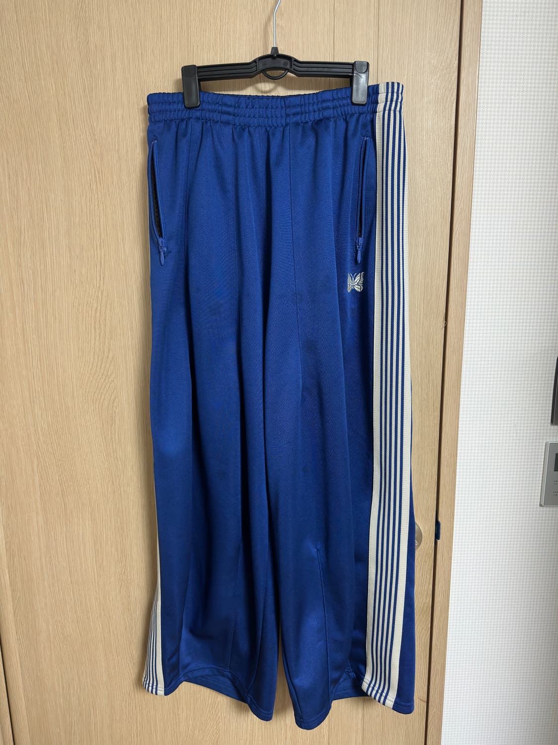 니들스 x B'2nd H.D. 트랙 팬츠 폴리 스무스 블루 상품이미지1