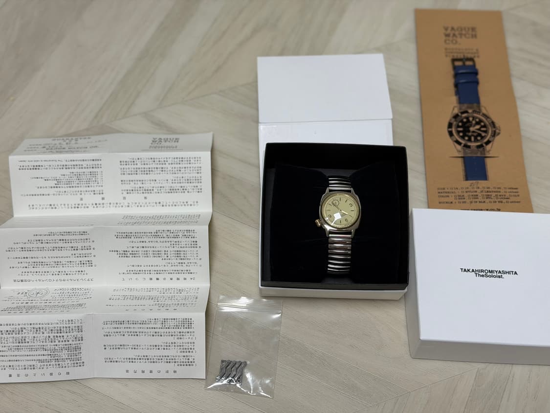 솔로이스트 바그워치 베이지 32mm(미시착 새상품) 상품이미지1