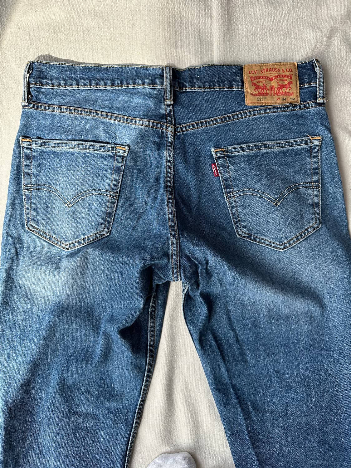 리바이스 511 데님팬츠 34 중청 상품이미지5