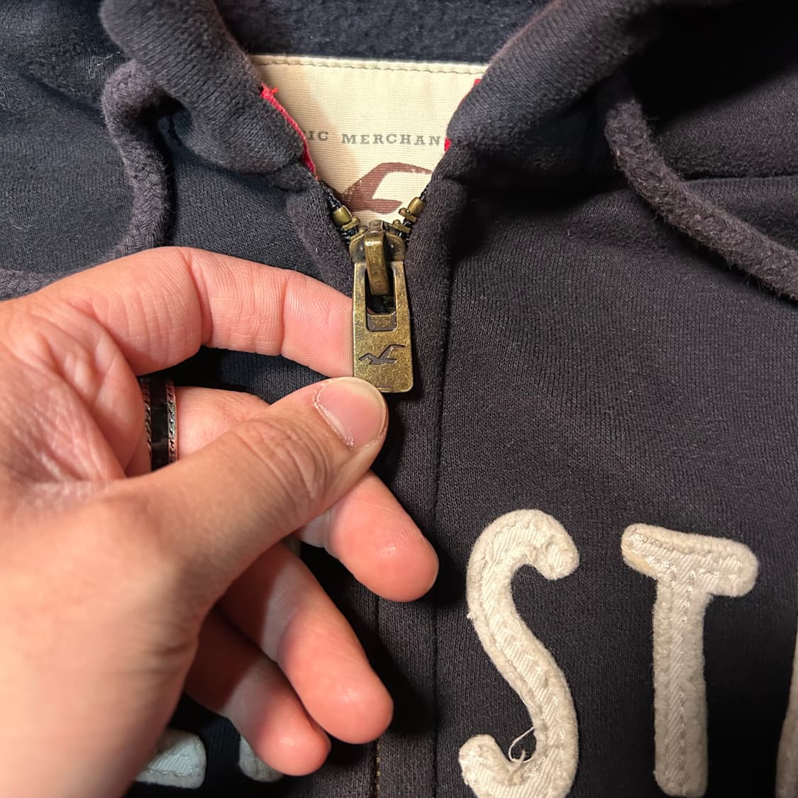 [M] 홀리스터 로고 후드집업 상품이미지5