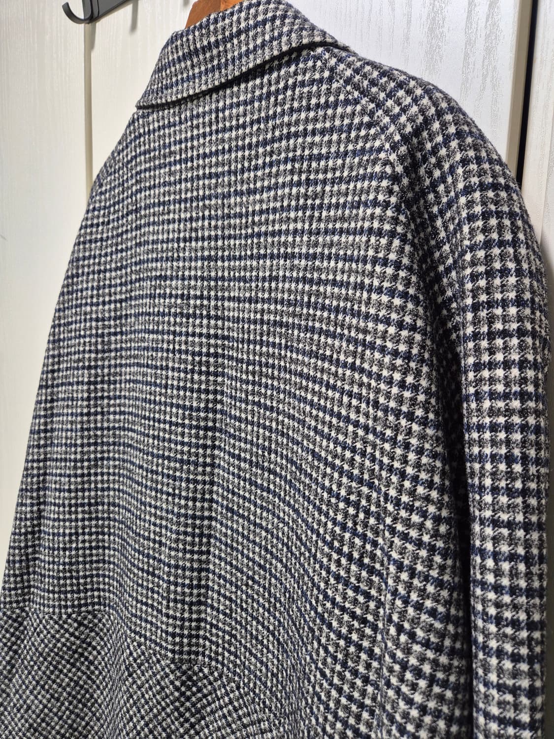 송지오. 체크 롱코트 상품이미지9