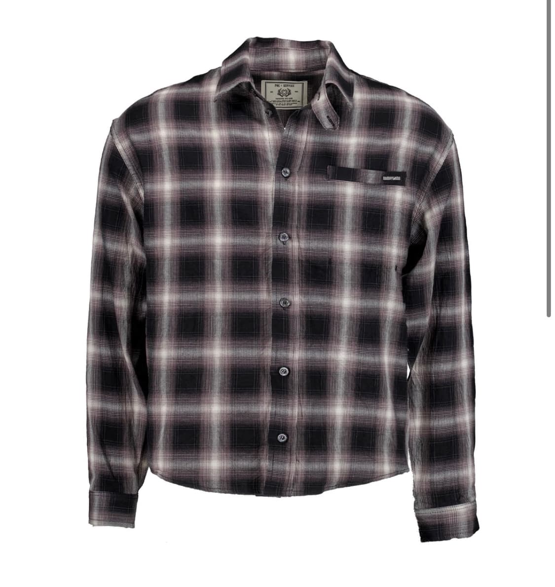 포그서비스 시스템 체크셔츠 상품이미지1