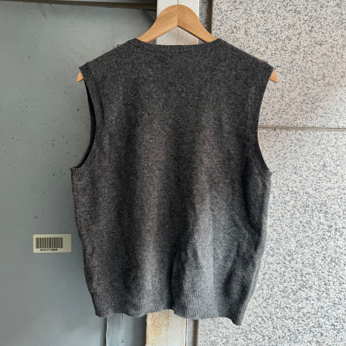 폴로 포니 로고 램스울 니트 조끼 상품이미지2