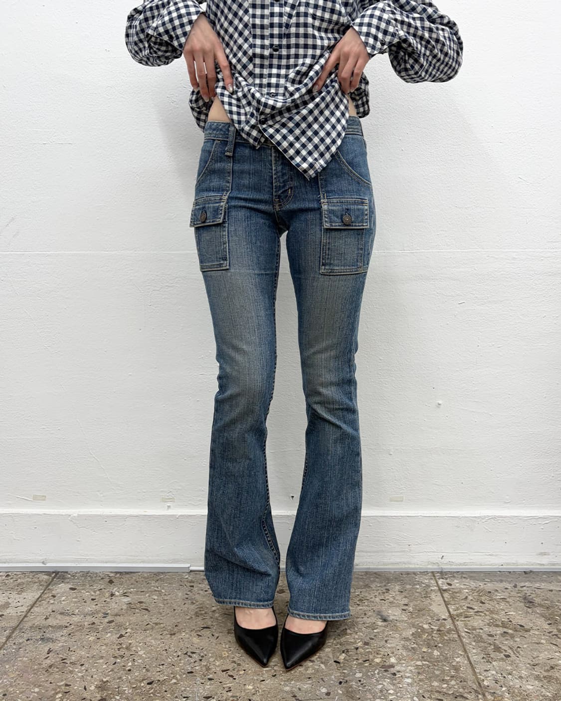 빈티지 부츠컷 데님 팬츠 상품이미지1