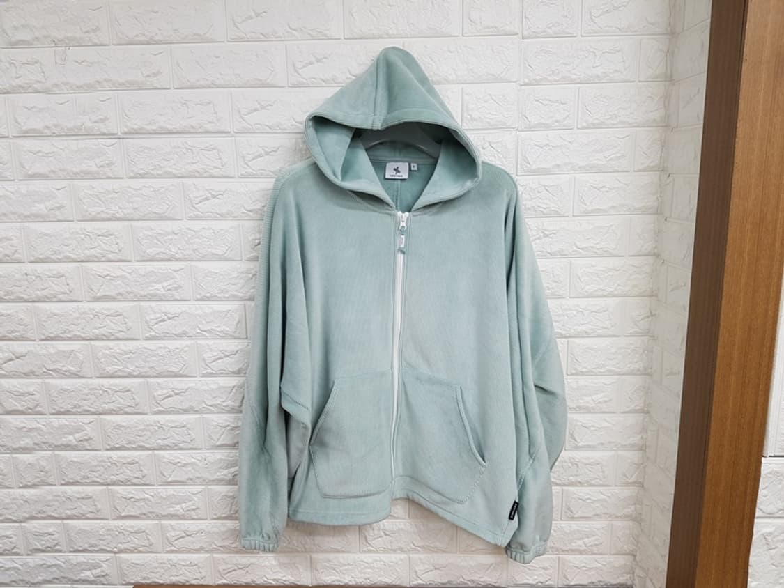 젝시믹스 벨로아 후드점퍼 프리사이즈 (55-66 루즈한 가오리핏)  상품이미지1