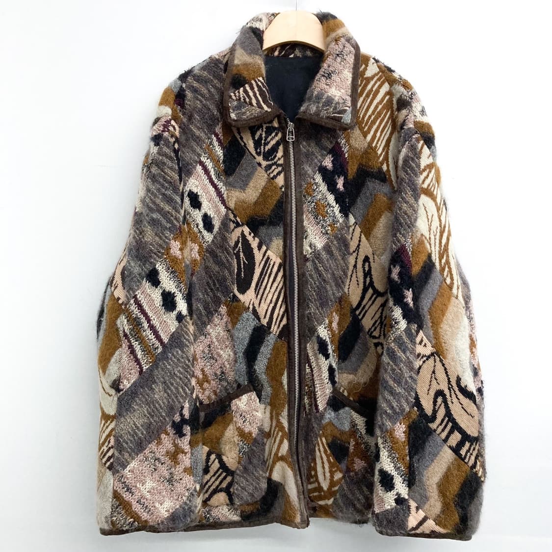 미쏘니 이태리 오리지널 리버시블 모헤어 퀼팅 자켓 상품이미지4