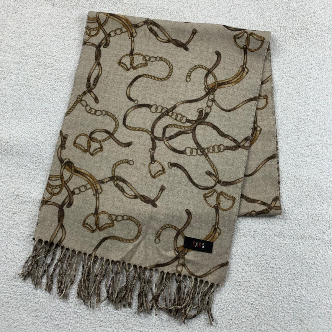 닥스 이태리제 하운드투스 투페이스 울 캐시미어 혼방 머플러 상품이미지1