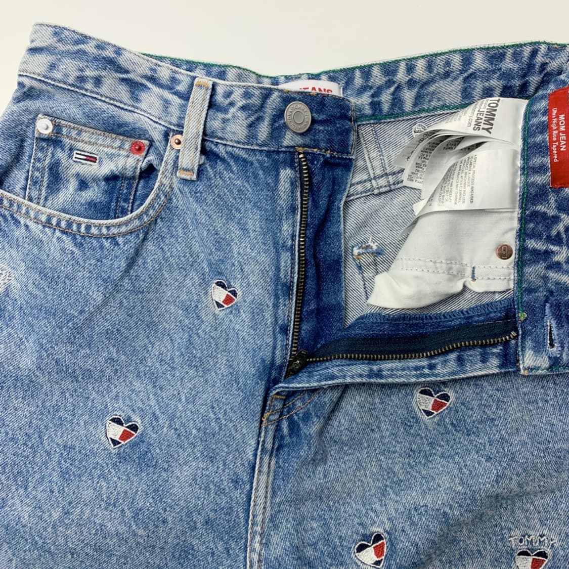 [26/정품] 타미 진스 하트자수 데님 팬츠 L2-0010 상품이미지4