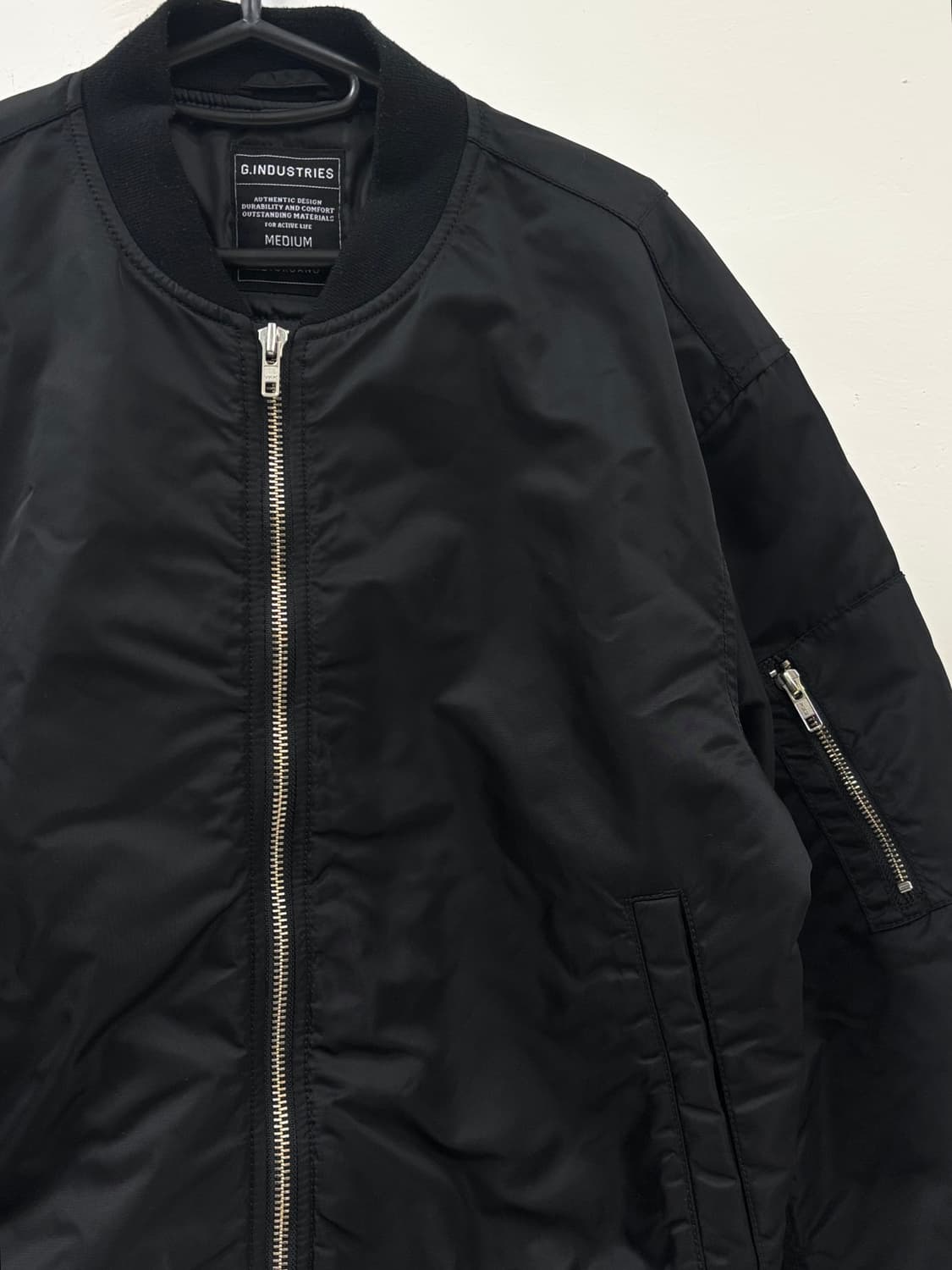 빈티지 블랙 블루종 항공점퍼 봄버자켓 상품이미지6