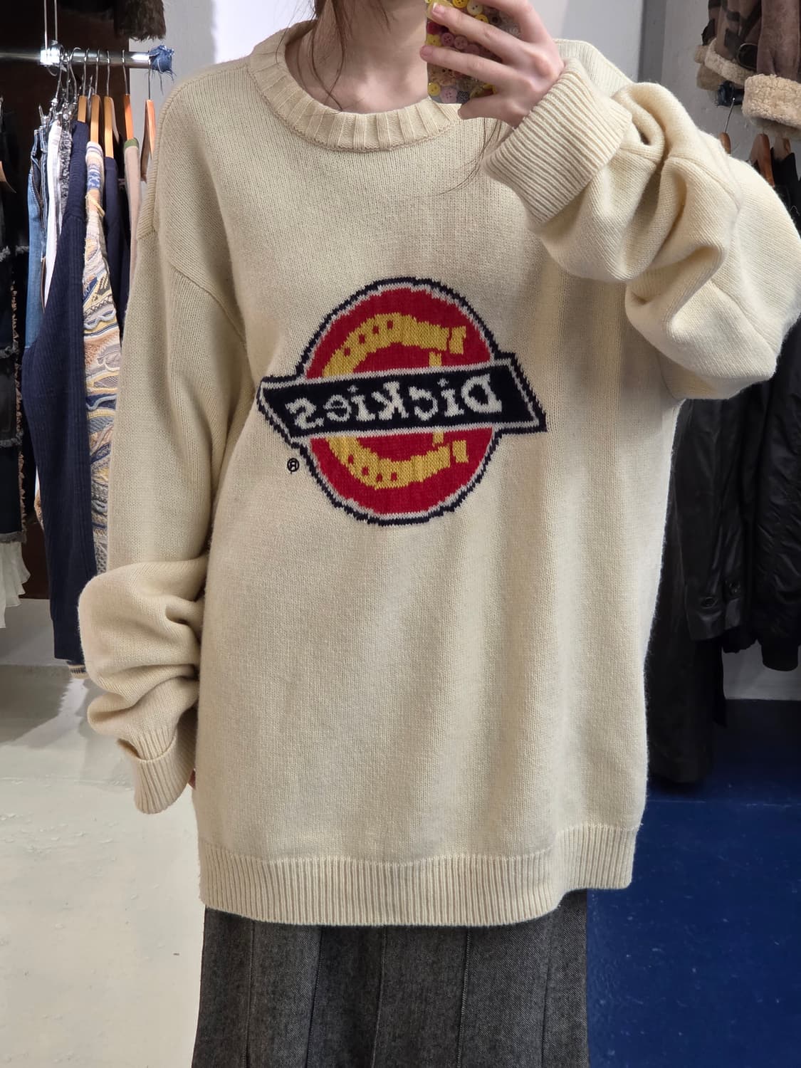 Dickies 디키즈 빅로고 올드스쿨 니트 상품이미지2