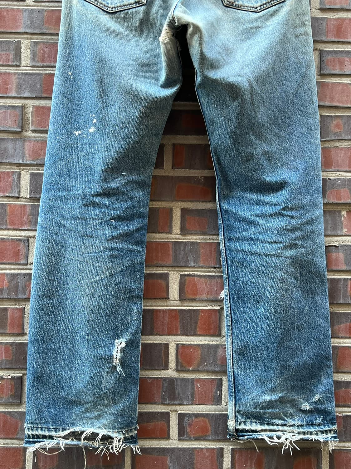 00's [36] 리바이스 501 커스텀 디스트로이드 리페어 데님 팬츠 상품이미지9