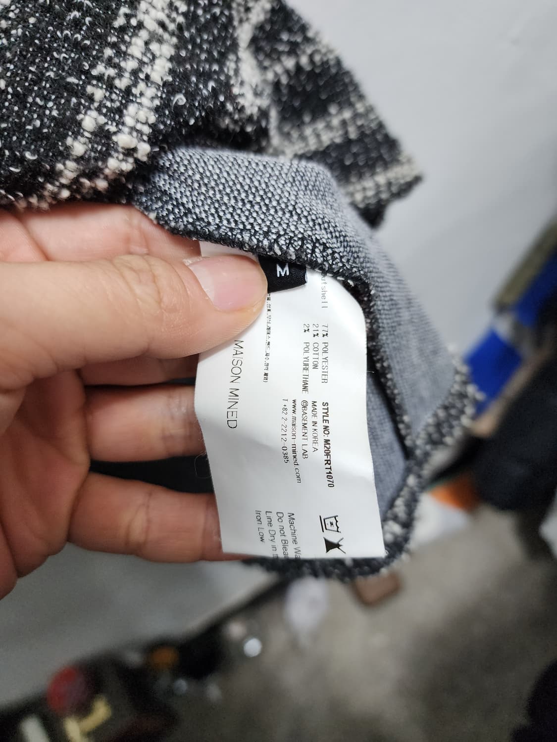 메종미네드 트위드 니트 긴팔티 상품이미지5