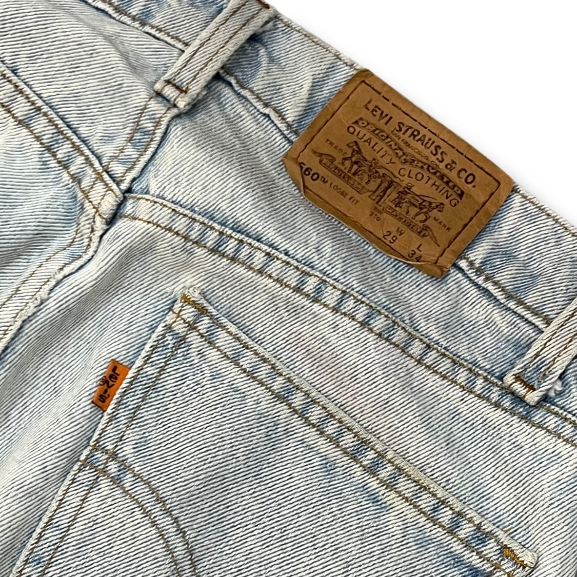 USA 리바이스 560 오렌지탭 데님팬츠y14163 상품이미지6