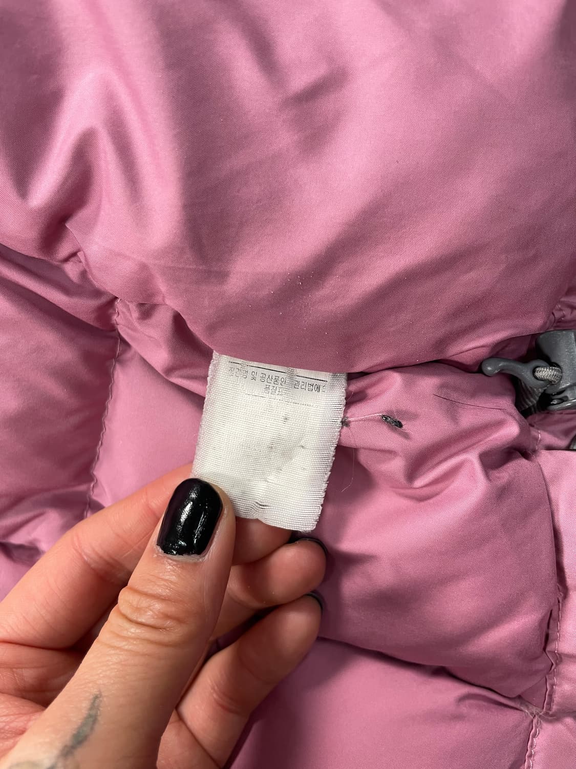 00s 노스페이스 딸기우유 눕시 패딩 상품이미지9