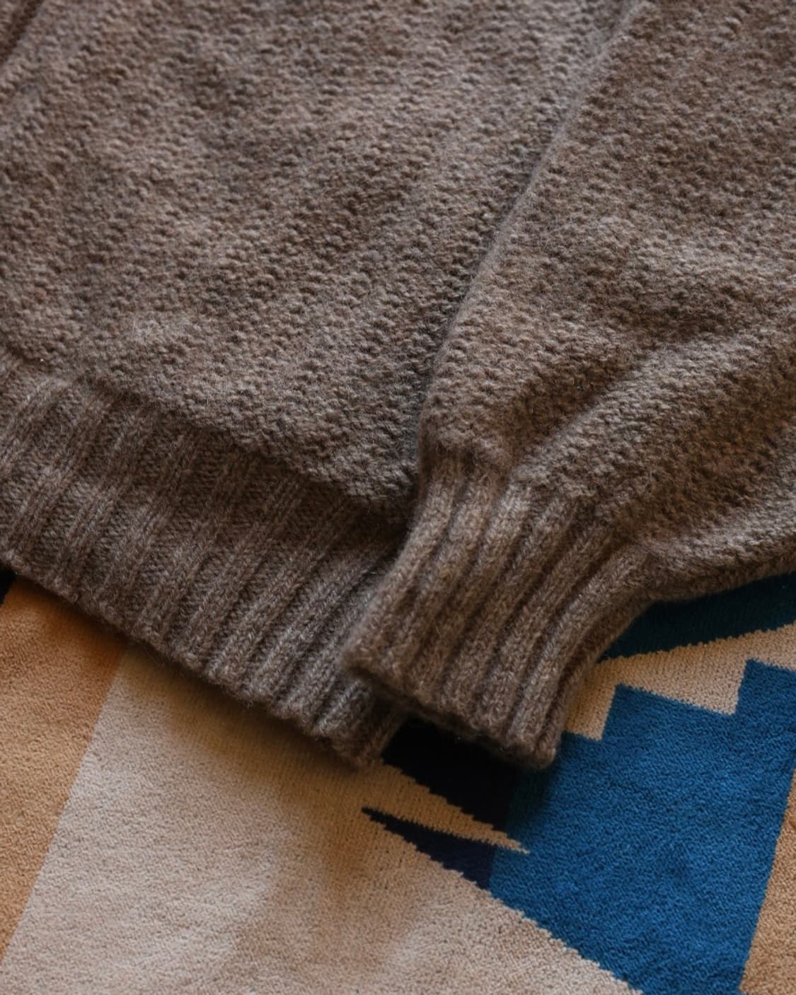 엘엘빈 80s 풀 집업 드라이버 울 니트 가디건 상품이미지7