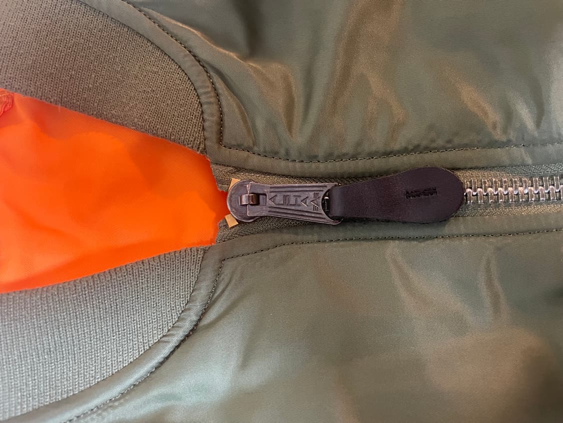 XL 알파인더스트리 ma-1 세이지 그린 ( 카키 상품이미지3