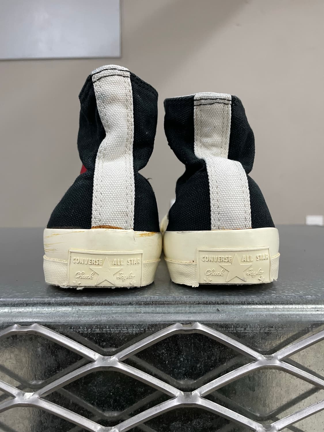 꼼데가르송 X 컨버스 하이 블랙 235 (gr-4354) 상품이미지3