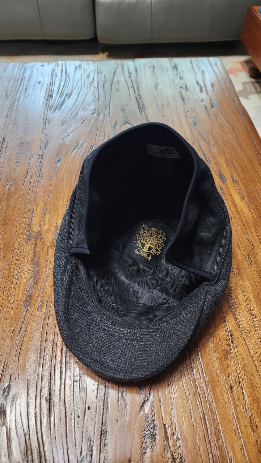 닥스 모직 체크 헌팅캡 모자 상품이미지5