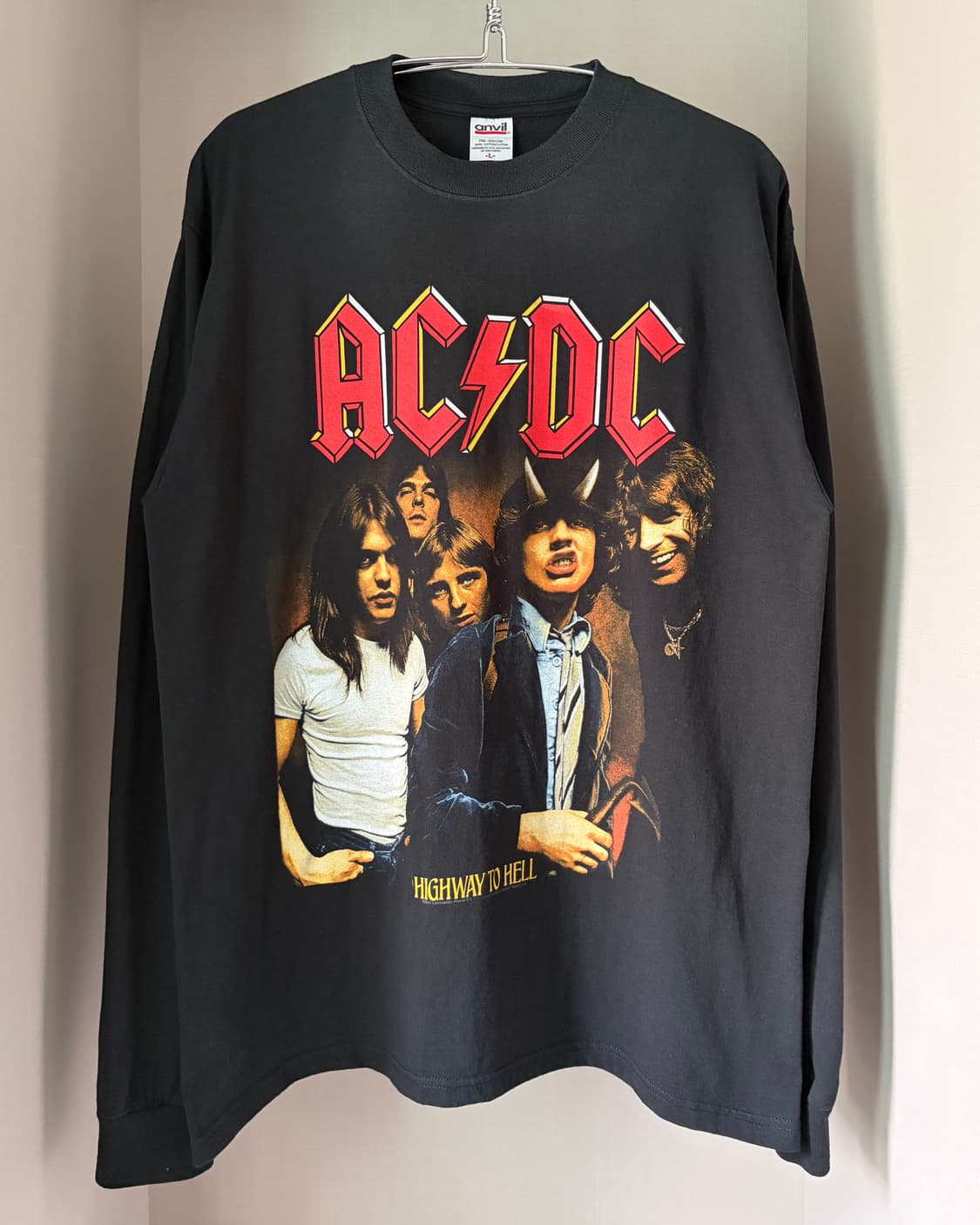 빈티지 00s 2001 ACDC 롱슬리브 밴드 티셔츠 상품이미지1